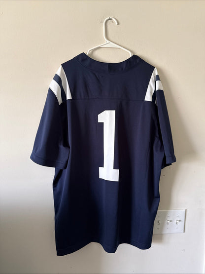 Men's Nike Ole Miss Rebels 1 Untouchable NCAA Football Jersey Sz 2XL - RARE - Kyle’s Football Cards