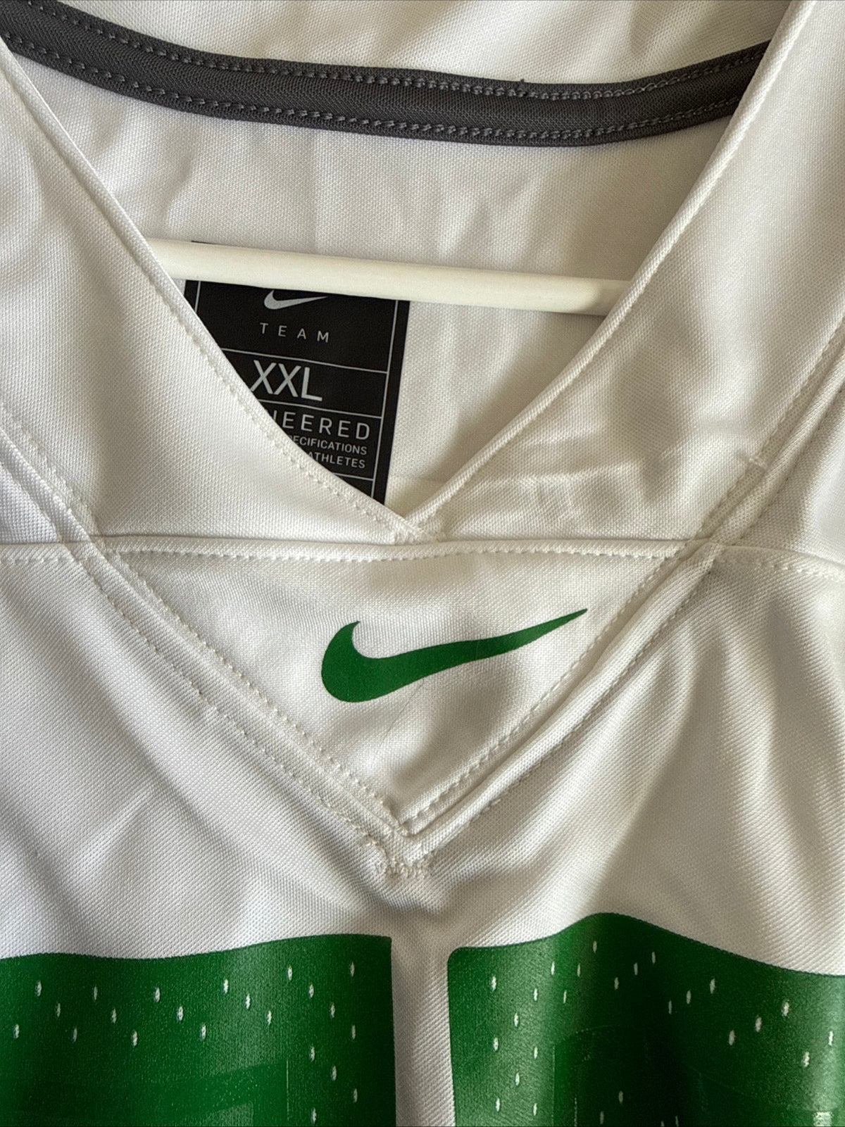 Men's Nike Oregon Ducks #35 NCAA Football Game Jersey Sz 2XL - White RARE - Kyle’s Football Cards