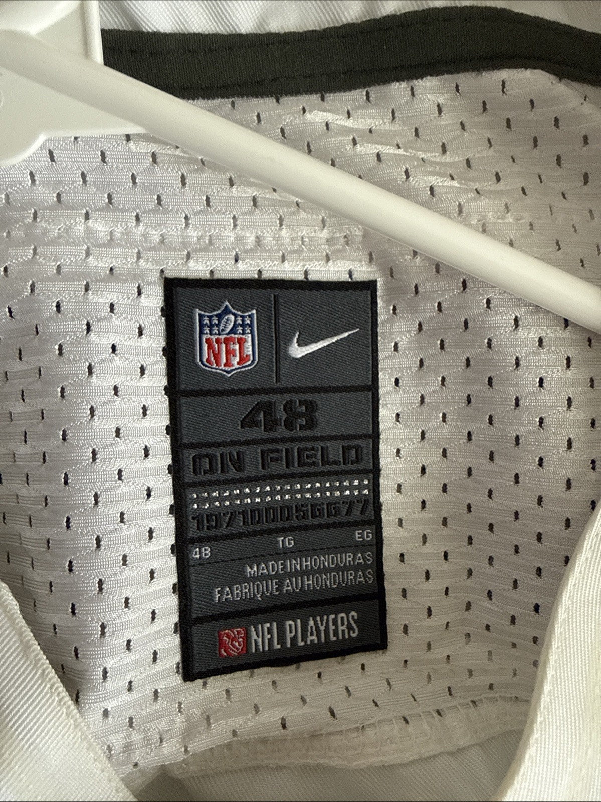 Men’s Nike Pat McAfee #1 Indianapolis Colts Vapor Elite Jersey Sz 48 White RARE - Kyle’s Football Cards