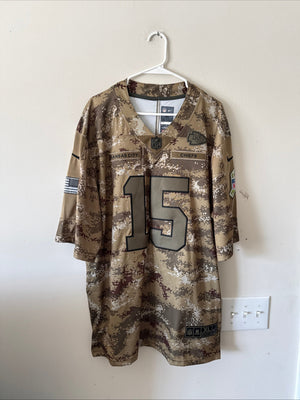 Men’s Nike Patrick Mahomes #15 Kansas City Chiefs Jersey Salute To Service Sz XL