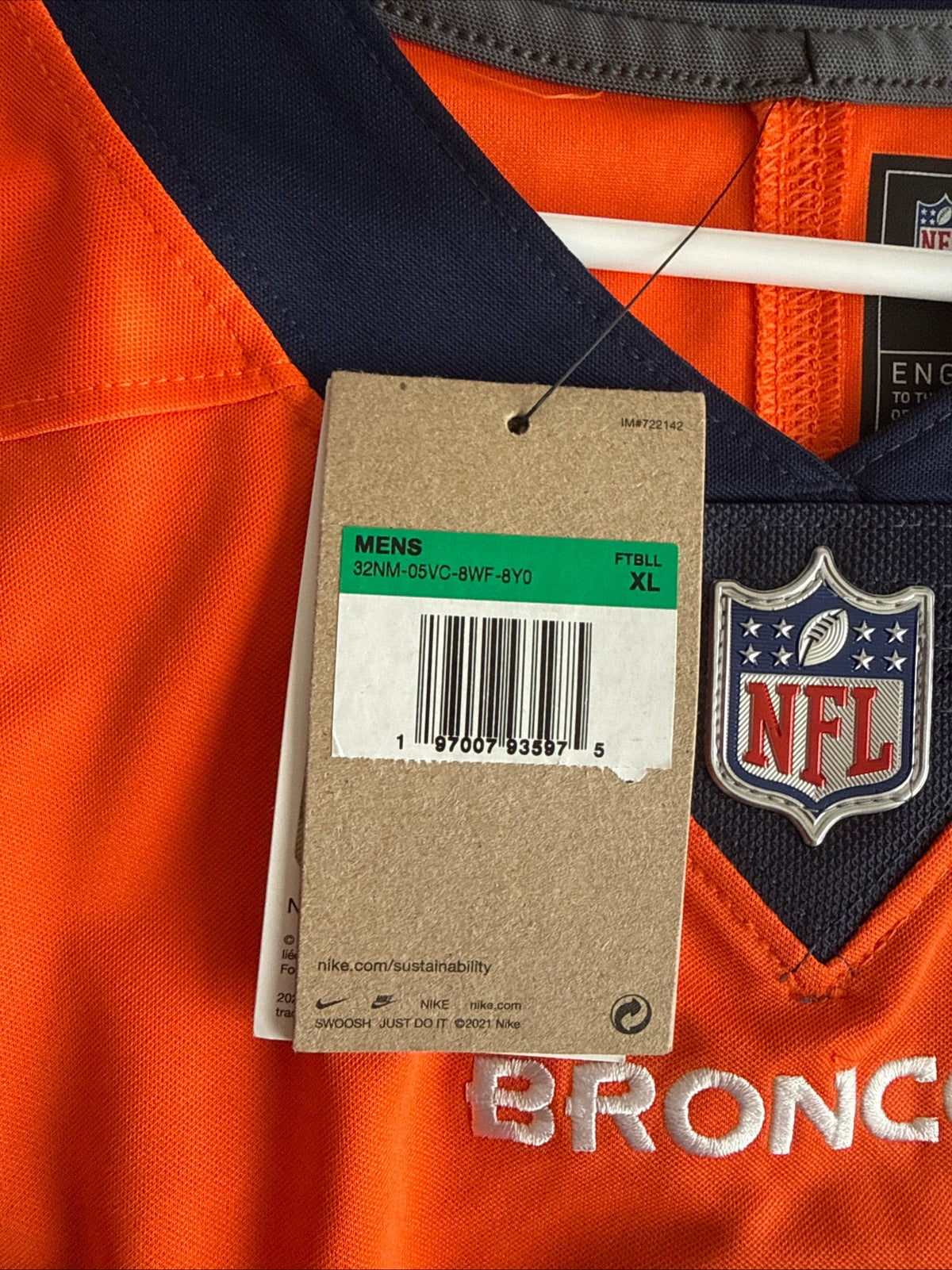 Men's Nike Patrick Surtain II #2 Denver Broncos Vapor Lmtd Jersey Sz XL NWT RARE - Kyle’s Football Cards