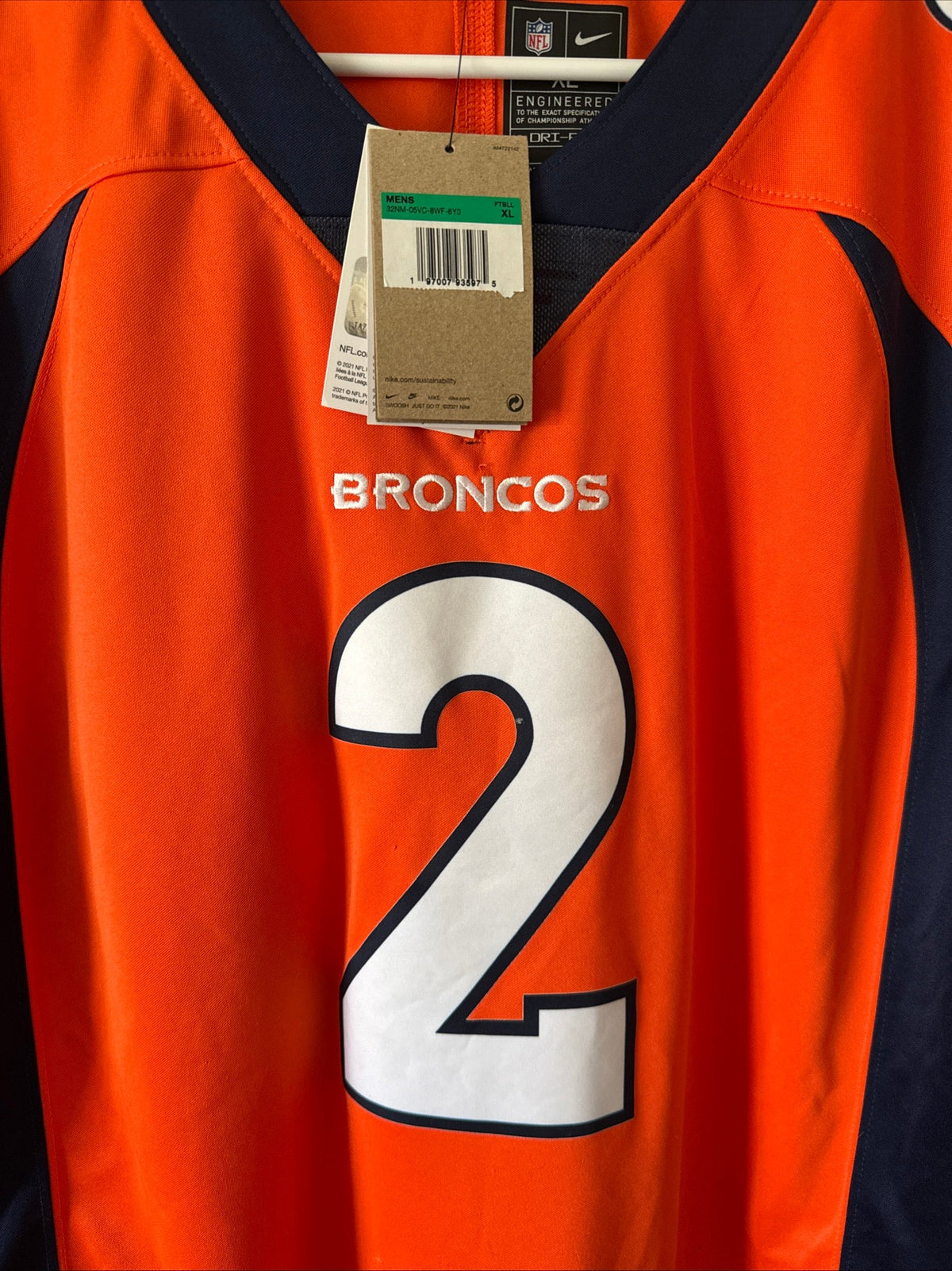 Men's Nike Patrick Surtain II #2 Denver Broncos Vapor Lmtd Jersey Sz XL NWT RARE - Kyle’s Football Cards