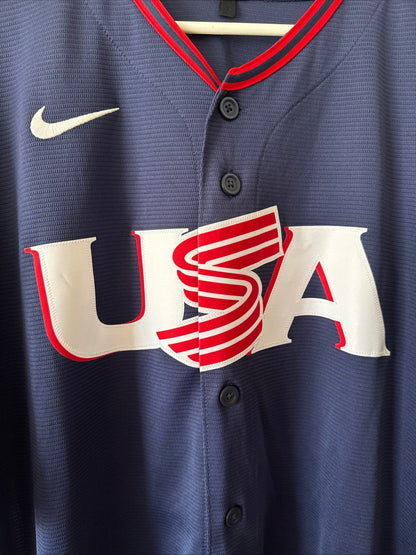 Men’s Nike Paul Skenes 30 Team USA 2026 World Baseball Classic Jersey Sz XL - Kyle’s Football Cards