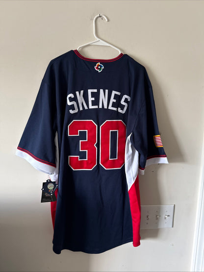 Men’s Nike Paul Skenes 30 Team USA 2026 World Baseball Classic Jersey Sz XL NWT - Kyle’s Football Cards