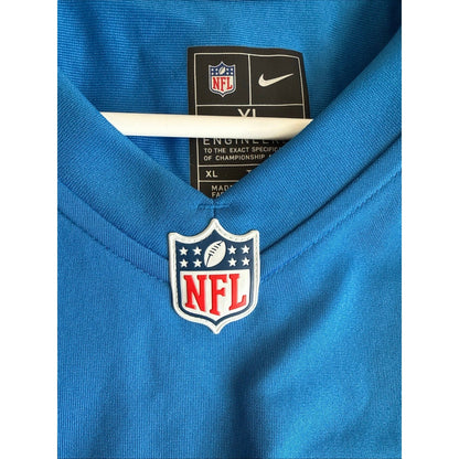 Men’s Nike Penei Sewell 68 Detroit Lions WCF Game Jersey Sz XL - Blue NWOT - Kyle’s Football Cards