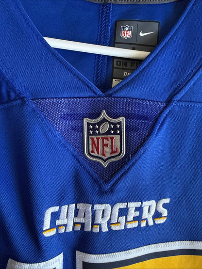 Men's Nike Philip Rivers #17 LA Chargers Vapor Lmtd Color Rush Jersey Sz L RARE - Kyle’s Football Cards