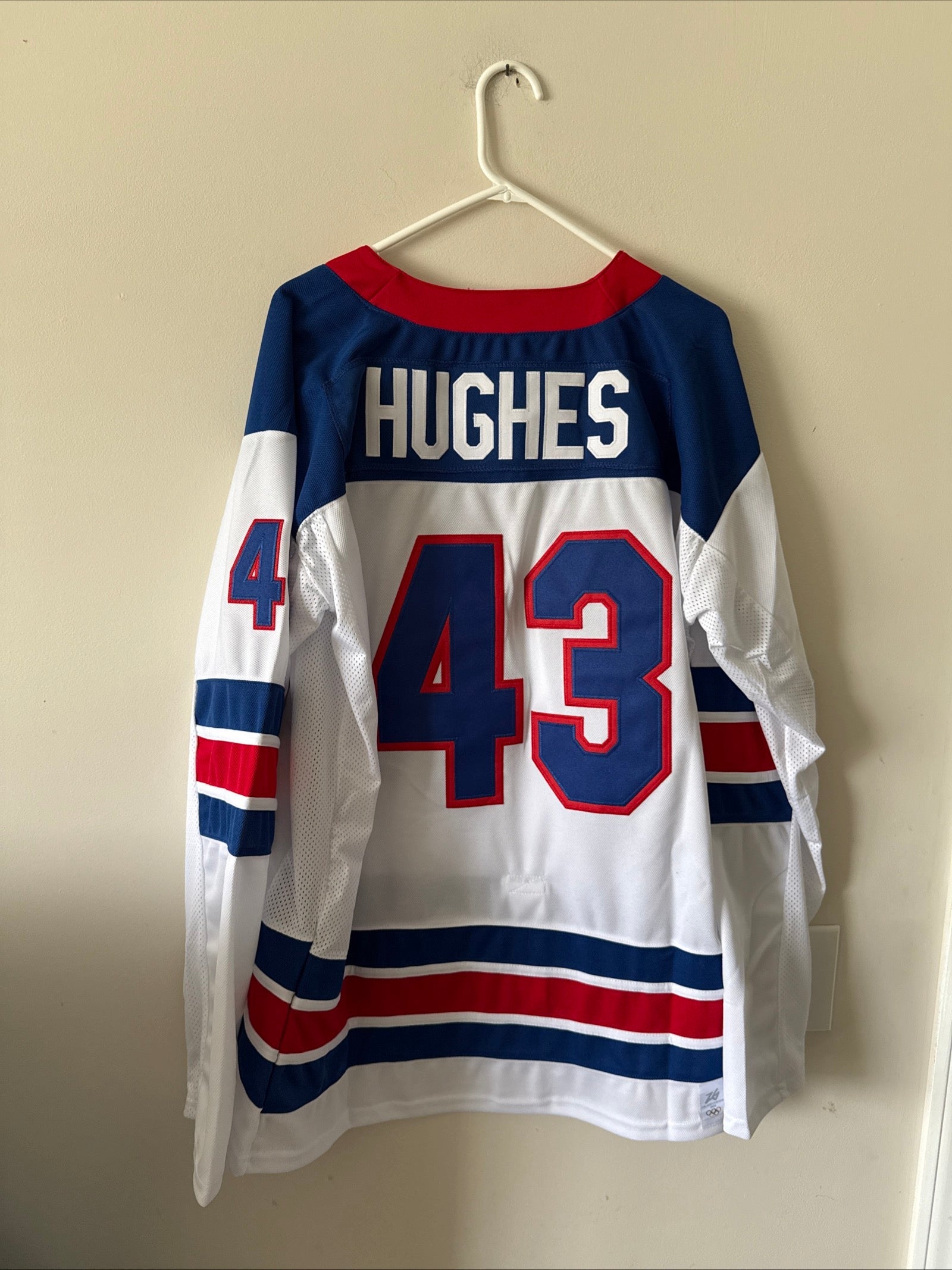 Men’s Nike Quinn Hughes 43 Team USA Hockey 2026 Olmypics Jersey Sz XL NWT RARE - Kyle’s Football Cards