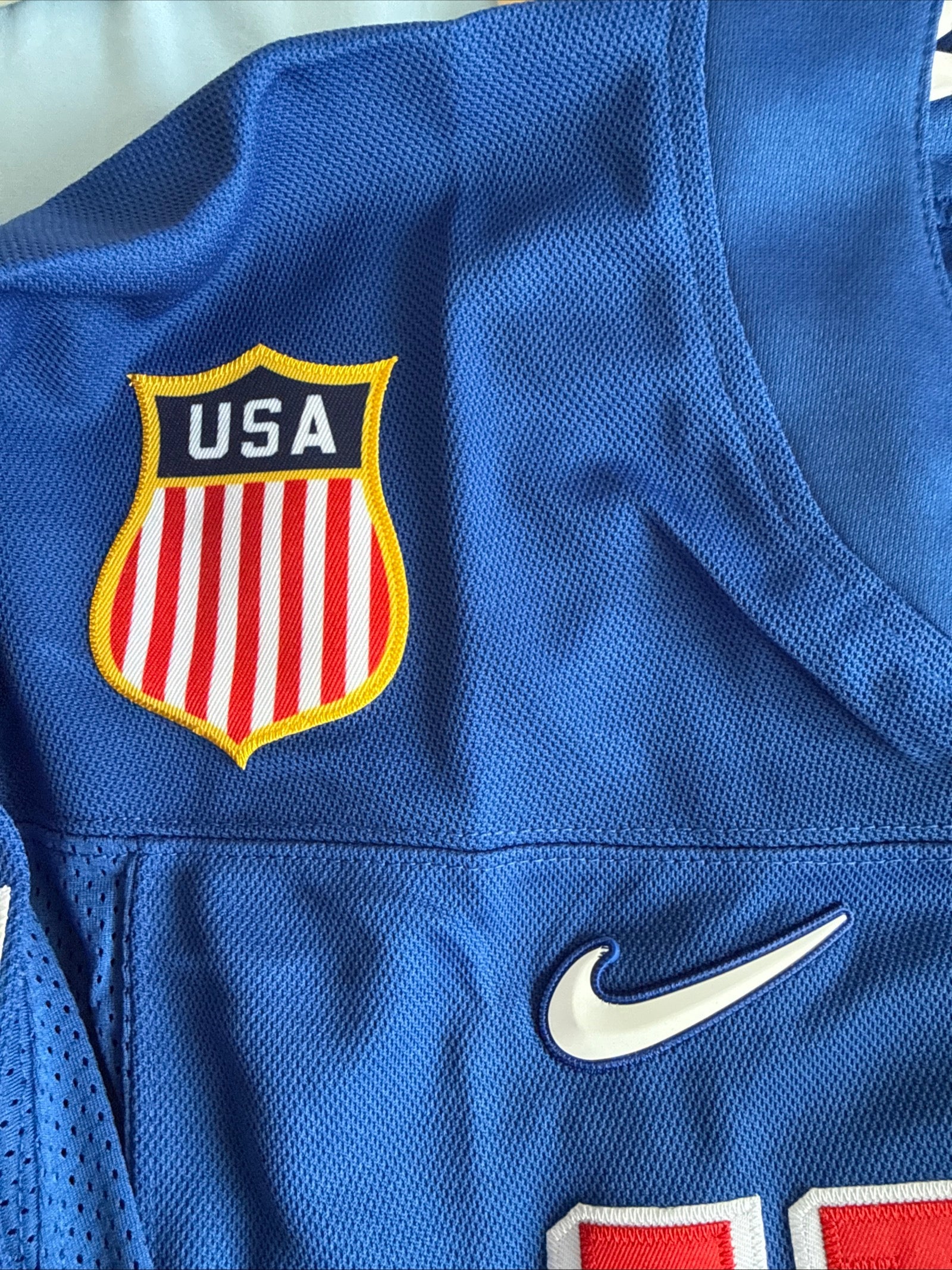 Men’s Nike Quinn Hughes 43 Team USA Hockey Jersey 2026 Olympics Sz XL Blue RARE - Kyle’s Football Cards