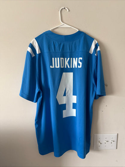 Men's Nike Quinshon Judkins 4 Ole Miss Rebels NCAA Football Jersey Sz XL - RARE - Kyle’s Football Cards