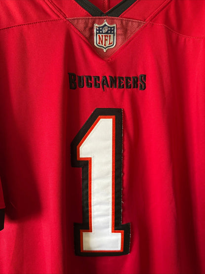 Men's Nike Rachaad White 1 TB Buccaneers Vapor Limited NFL Jersey Sz L - RARE - Kyle’s Football Cards