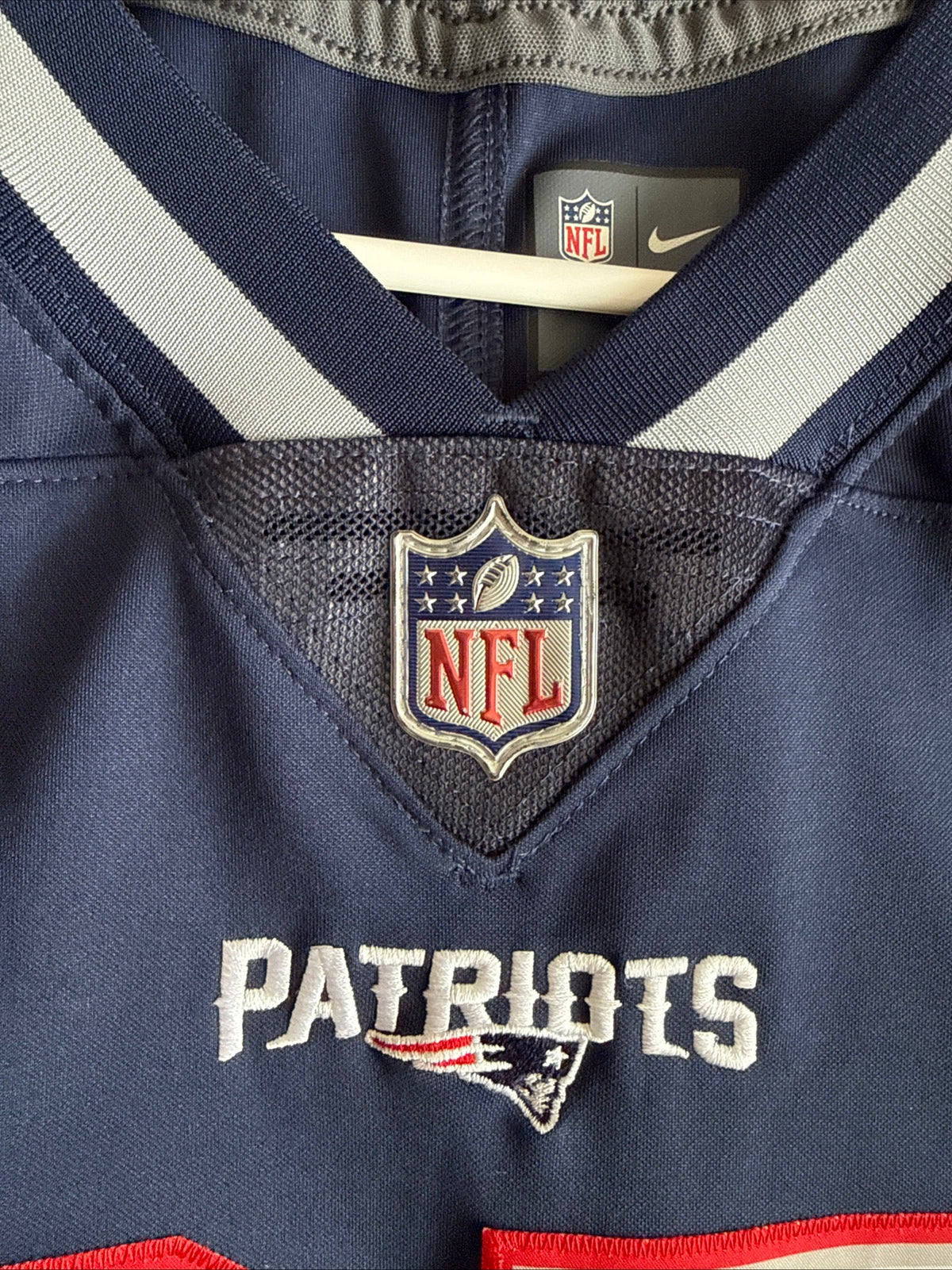 Men's Nike Rob Gronkowski 87 New England Patriots Vapor Lmtd Jersey Sz L - RARE - Kyle’s Football Cards