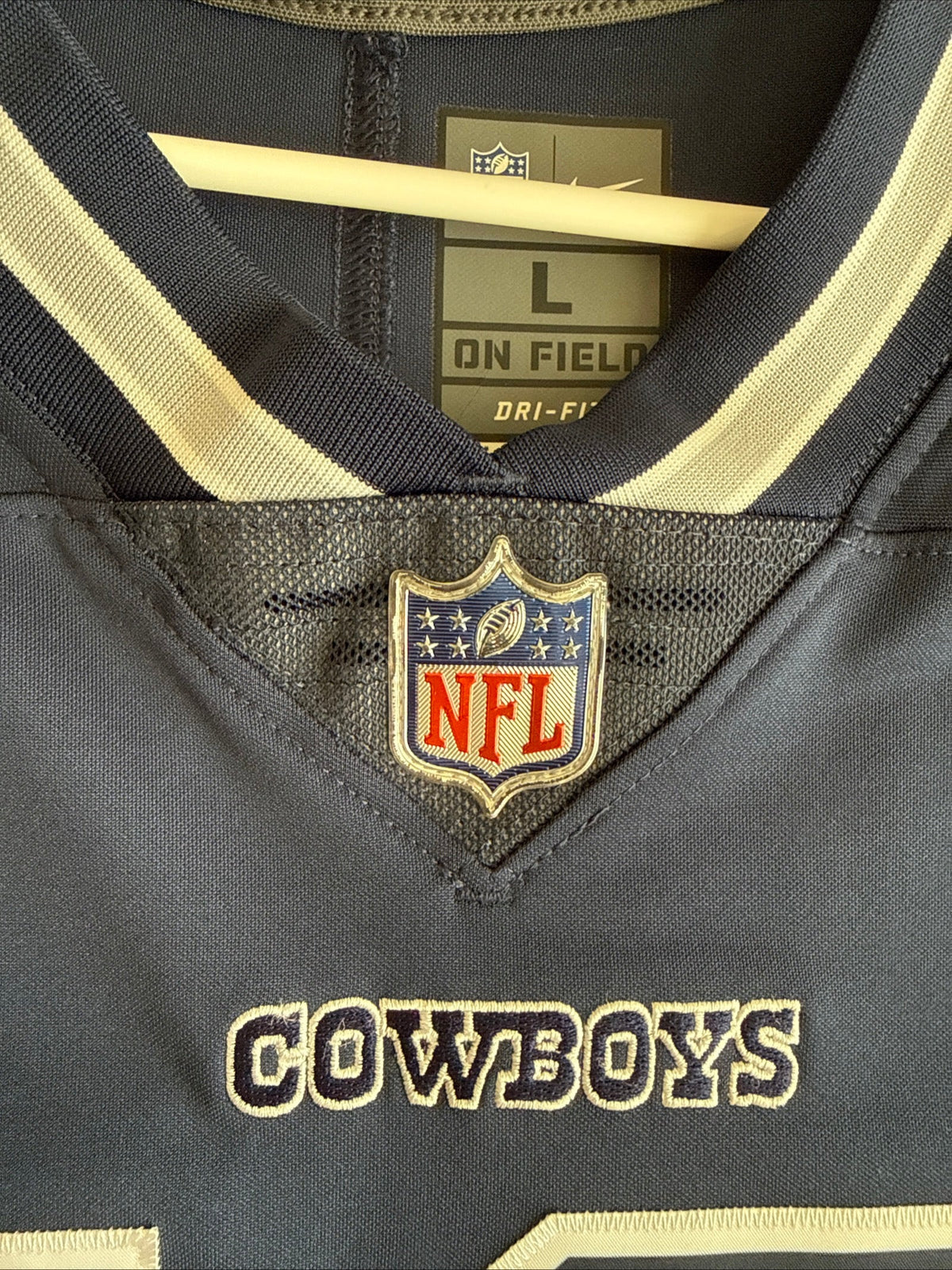 Men's Nike Roger Staubach #12 Dallas Cowboys Vapor Lmtd Jersey Sz L - Blue RARE - Kyle’s Football Cards