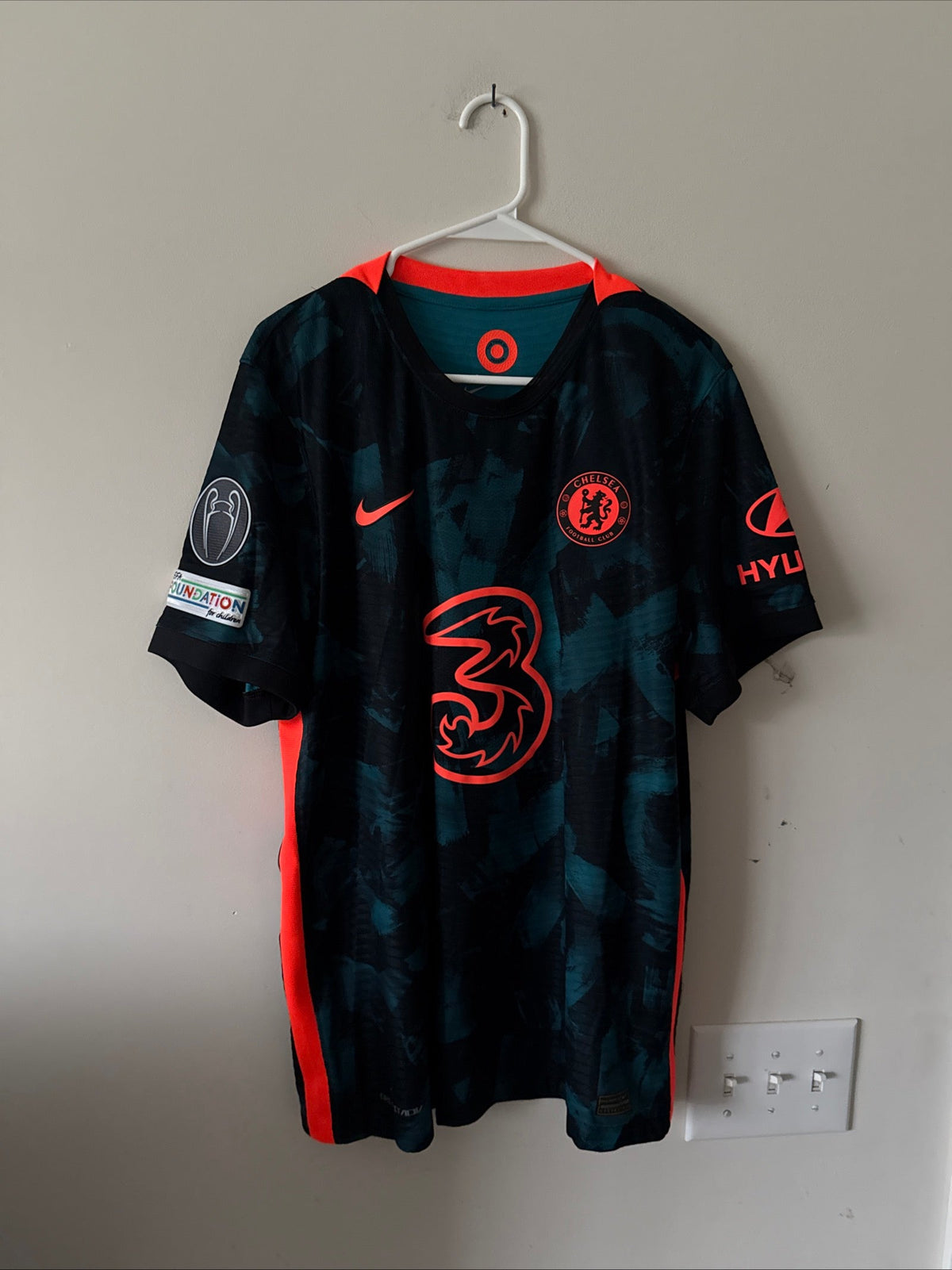 Men’s Nike Romelu Lukaku #9 Chelsea FC 2021-22 Third Jersey Dri-FIT ADV Sz XL - Kyle’s Football Cards