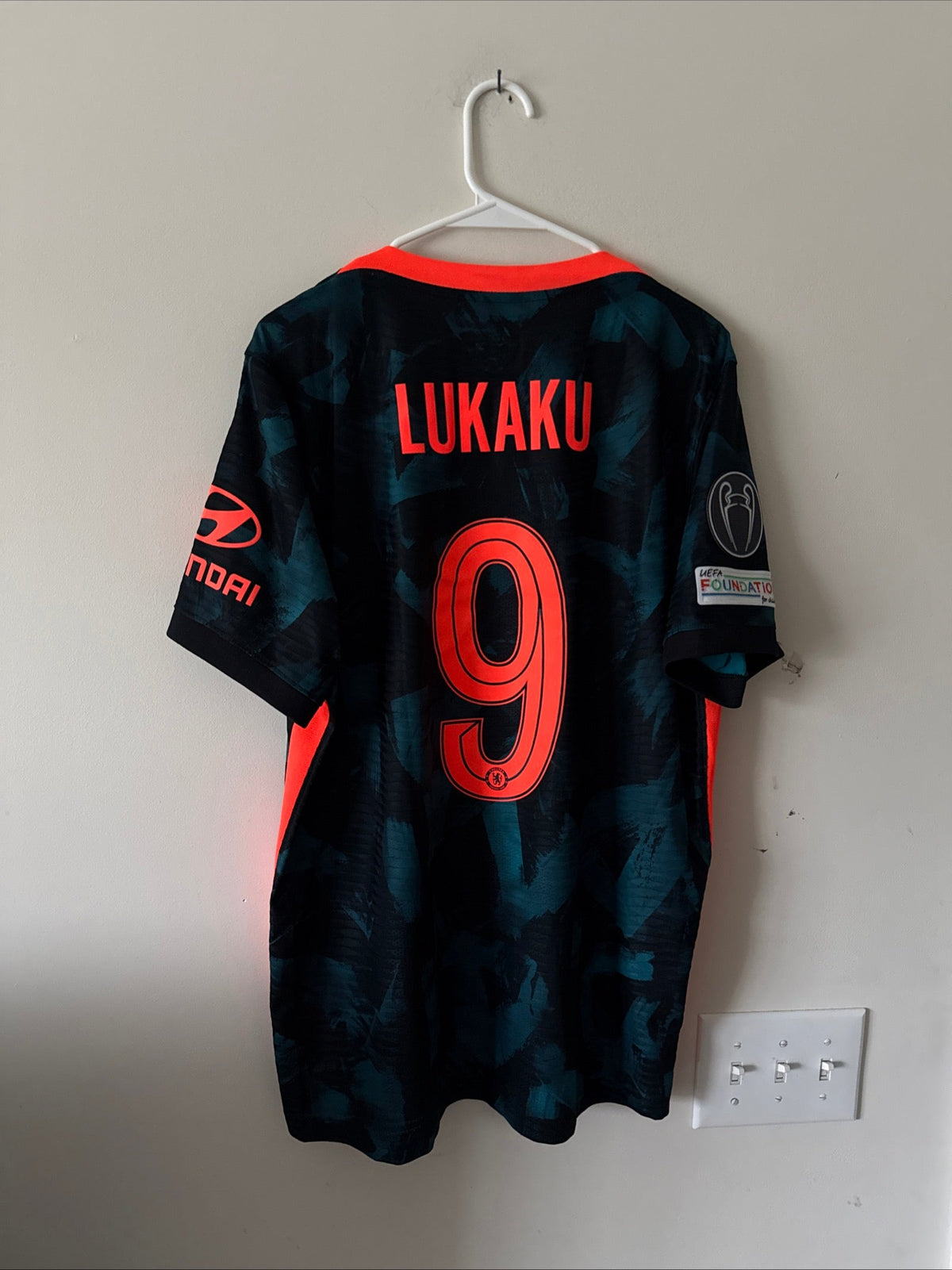 Men’s Nike Romelu Lukaku #9 Chelsea FC 2021-22 Third Jersey Dri-FIT ADV Sz XL - Kyle’s Football Cards