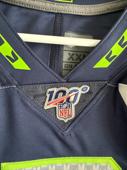 Men's Nike Russell Wilson 3 Seattle Seahawks NFL 100 Vapor Lmtd Sz 2XL NWT RARE - Kyle’s Football Cards
