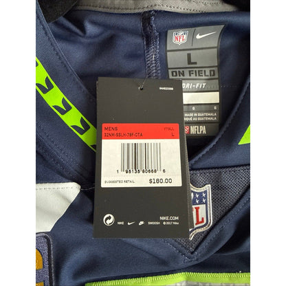 Men’s Nike Russell Wilson Seattle Seahawks Vapor Lmtd Captain Jersey Sz L - NWT - Kyle’s Football Cards