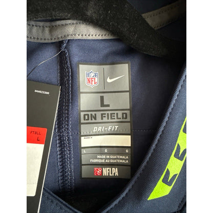 Men’s Nike Russell Wilson Seattle Seahawks Vapor Lmtd Captain Jersey Sz L - NWT - Kyle’s Football Cards