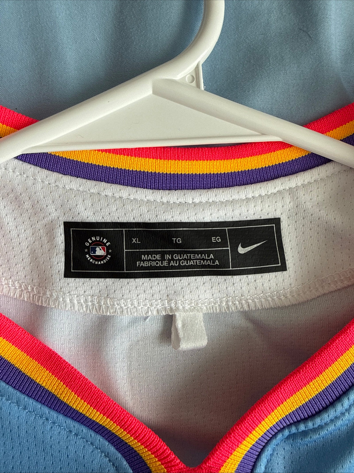 Men’s Nike Ryan McMahon 24 Colorado Rockies City Connect Limited Jersey Sz XL - Kyle’s Football Cards
