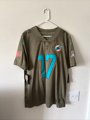 Men's Nike Ryan Tannehill #17 Miami Dolphins Salute To Service Jersey Sz L RARE