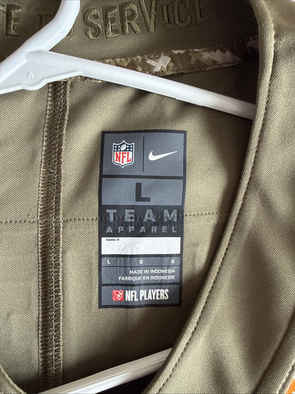 Men's Nike Ryan Tannehill #17 Miami Dolphins Salute To Service Jersey Sz L RARE - Kyle’s Football Cards