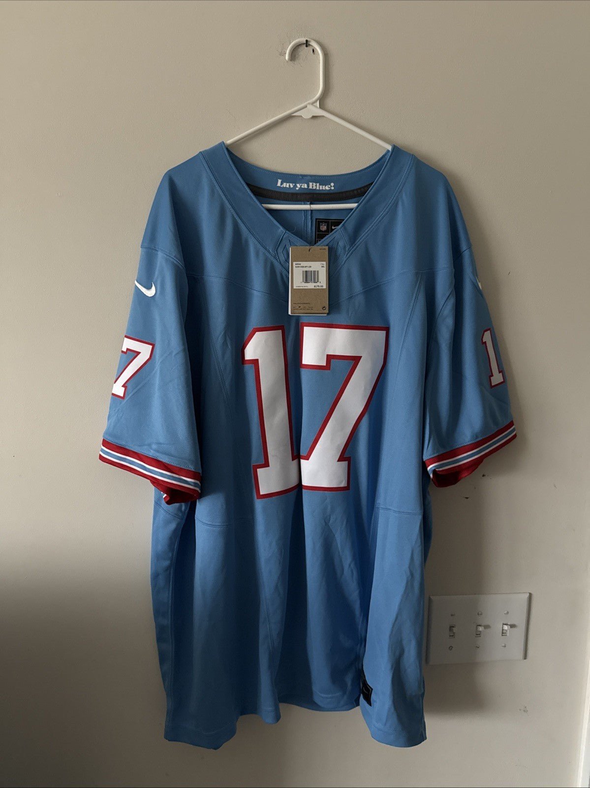 Men’s Nike Ryan Tannehill #17 Tennessee Titans Vapor Lmtd Alt Jersey Sz 3XL NWT - Kyle’s Football Cards