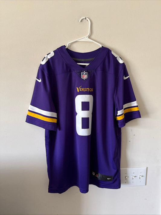 Men's Nike Sam Bradford 8 Minnesota Vikings Vapor Lmtd NFL Jersey Sz L - RARE - Kyle’s Football Cards