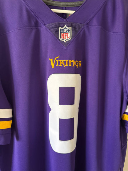 Men's Nike Sam Bradford 8 Minnesota Vikings Vapor Lmtd NFL Jersey Sz L - RARE - Kyle’s Football Cards