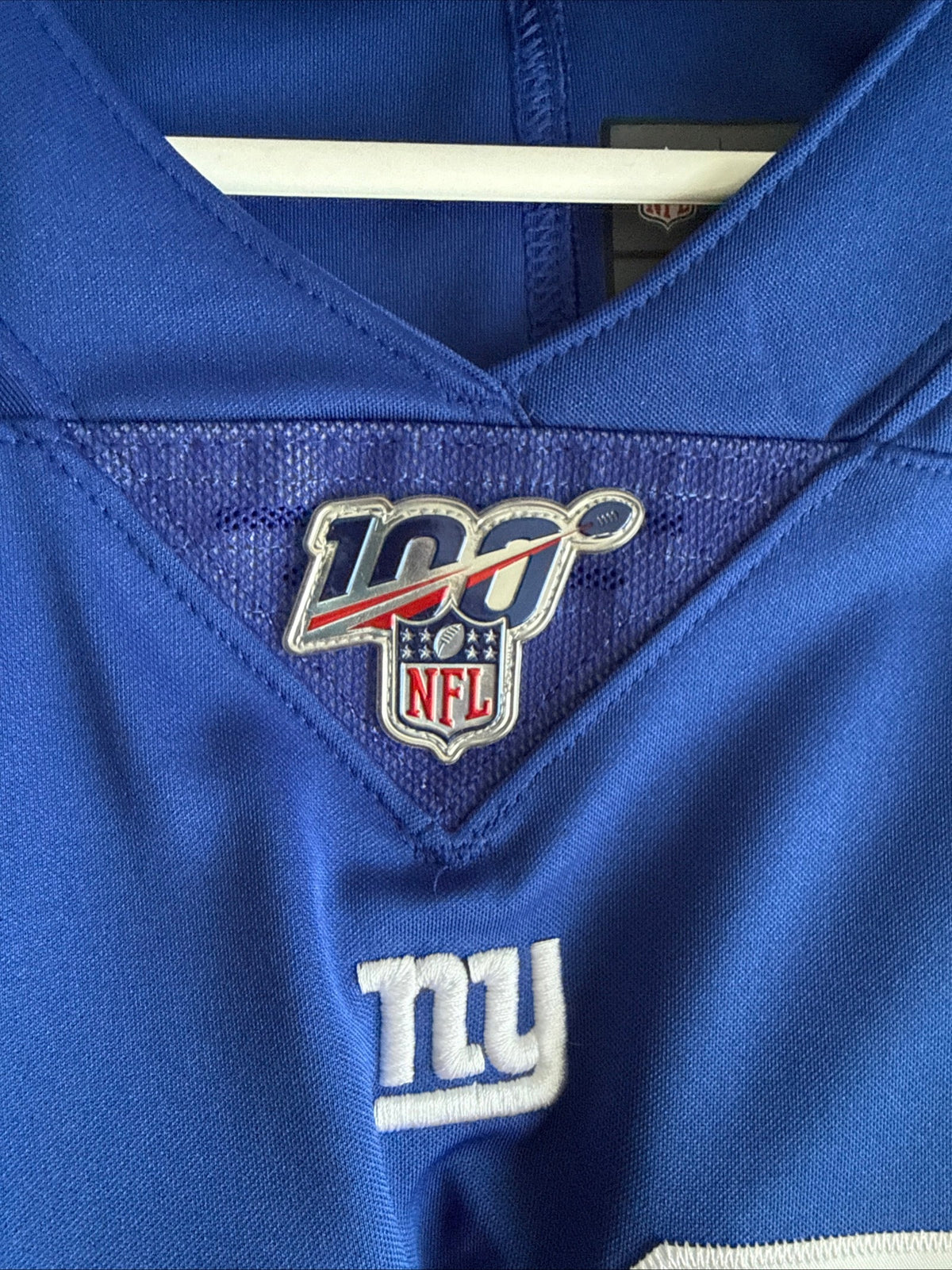Men’s Nike Saquon Barkley 26 NY Giants NFL 100 Vapor Lmtd Jersey Sz XL - RARE - Kyle’s Football Cards