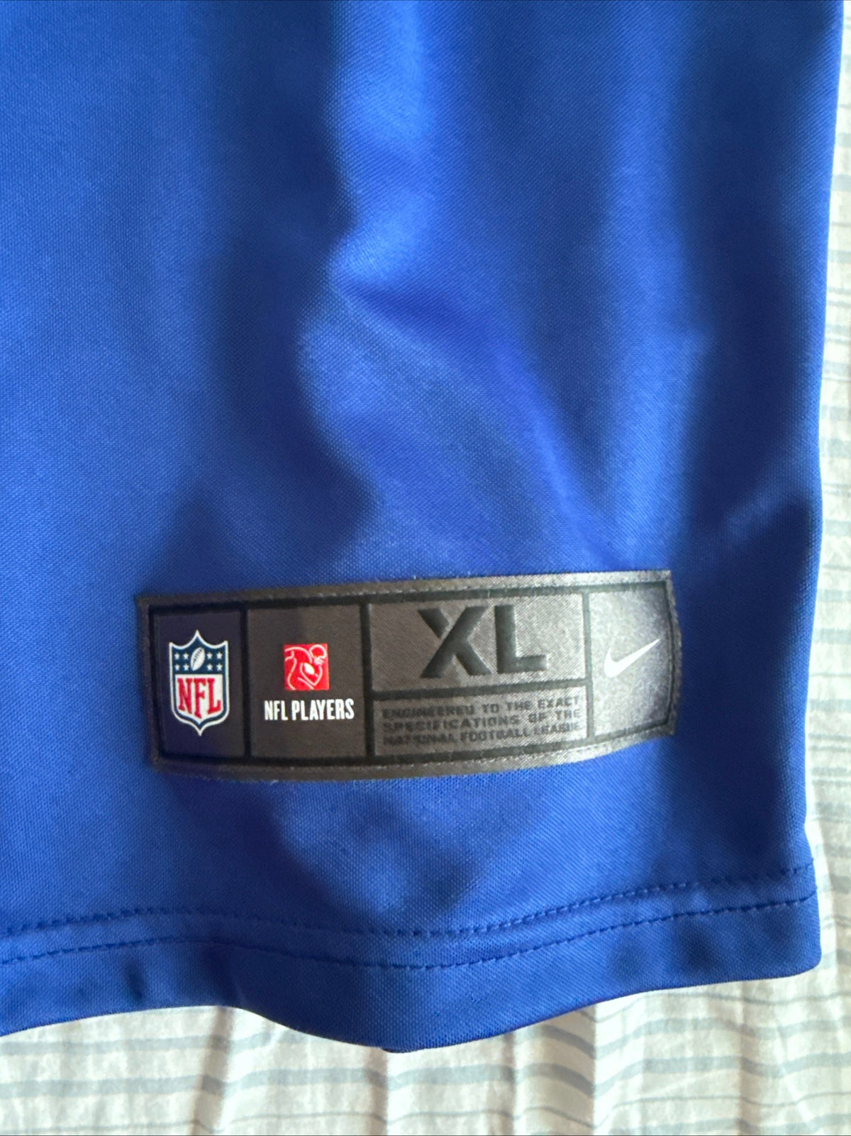 Men’s Nike Saquon Barkley 26 NY Giants NFL 100 Vapor Lmtd Jersey Sz XL - RARE - Kyle’s Football Cards