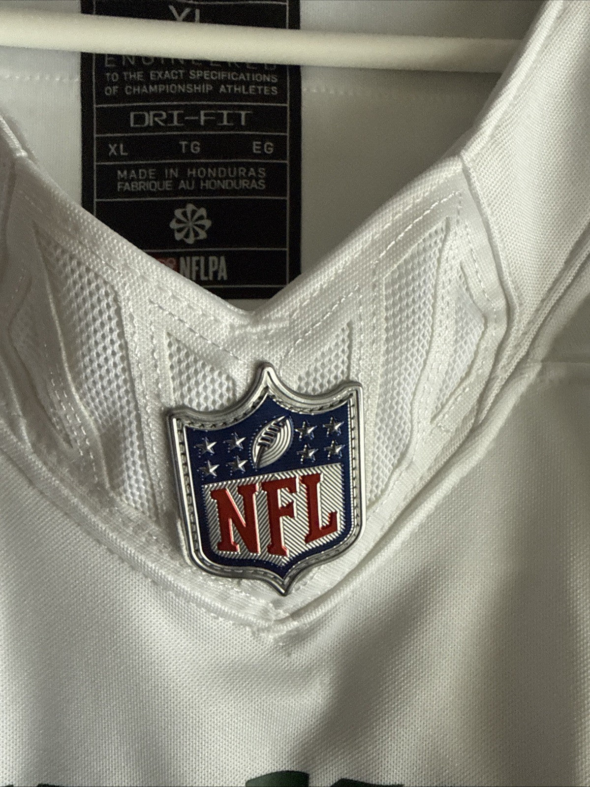 Men’s Nike SAUCE GARDNER 1 New York Jets Vapor Limited Jersey SZ XL White RARE - Kyle’s Football Cards