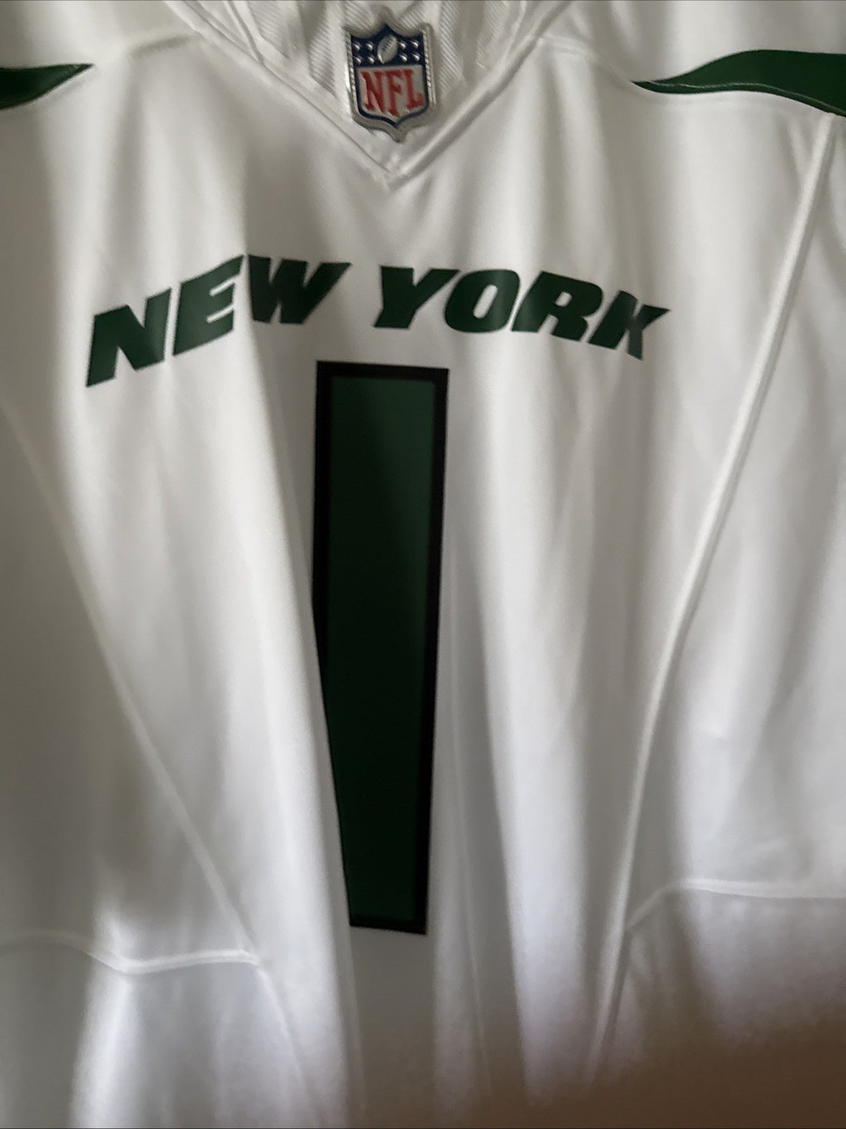 Men’s Nike SAUCE GARDNER 1 New York Jets Vapor Limited Jersey SZ XL White RARE - Kyle’s Football Cards