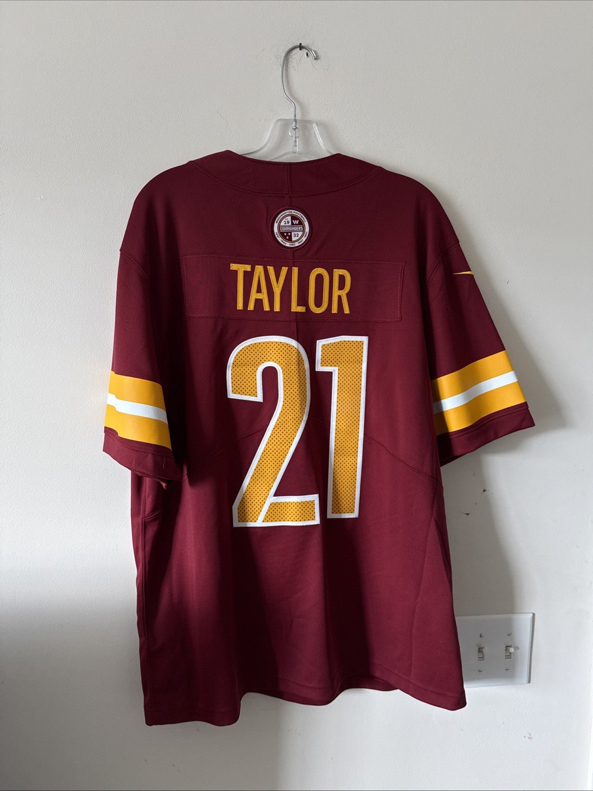 Men’s Nike Sean Taylor #21 Washington Commanders Vapor Lmtd Jersey Sz XL - RARE - Kyle’s Football Cards