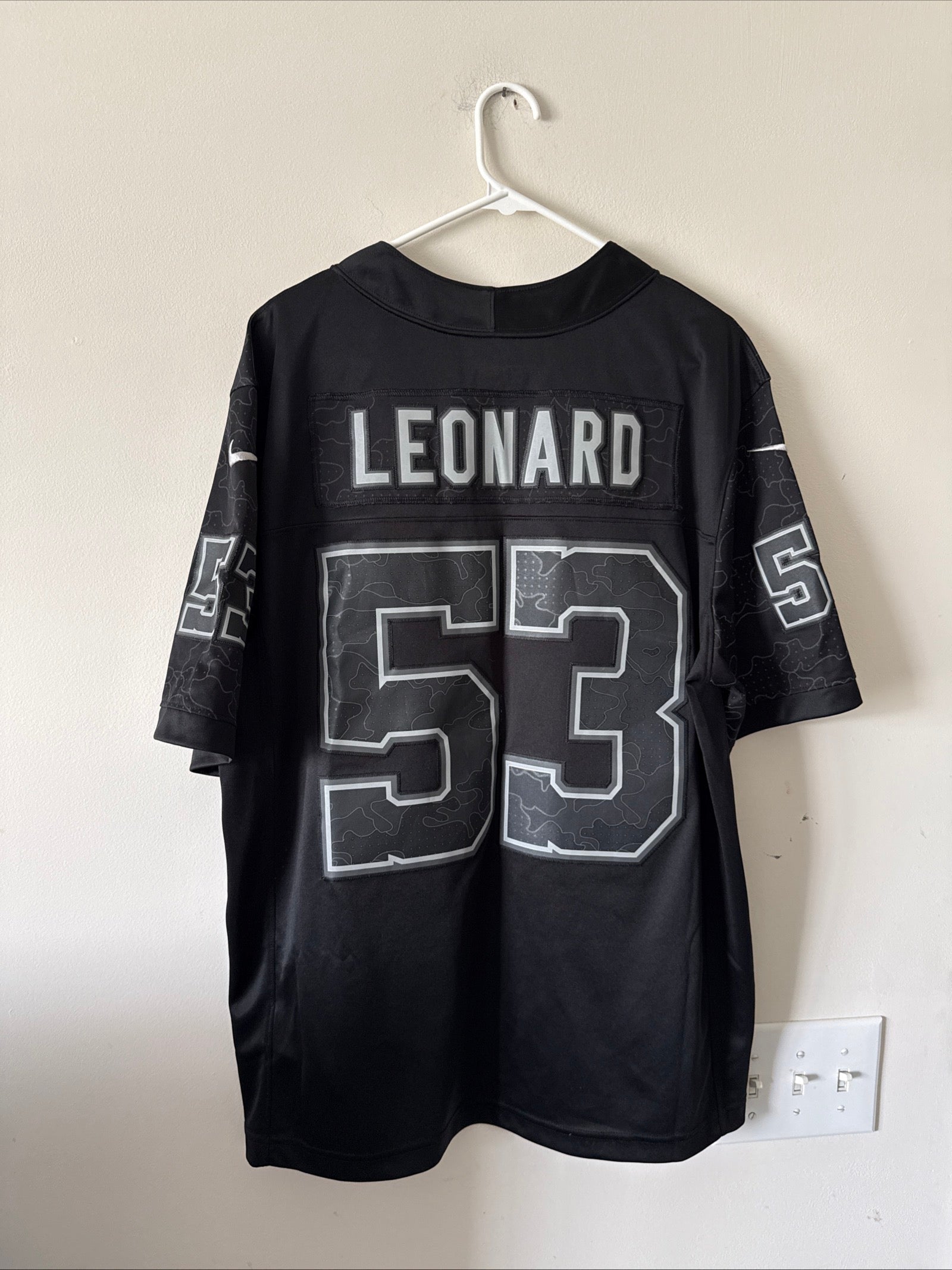 Men's Nike Shaquille Leonard 53 Indianapolis Colts RFLCTV Lmtd Jersey Sz L RARE - Kyle’s Football Cards