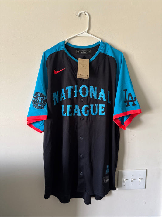 Men's Nike Shohei Ohtani 17 LA Dodgers 2024 MLB All Star Game Jersey Sz XL RARE - Kyle’s Football Cards