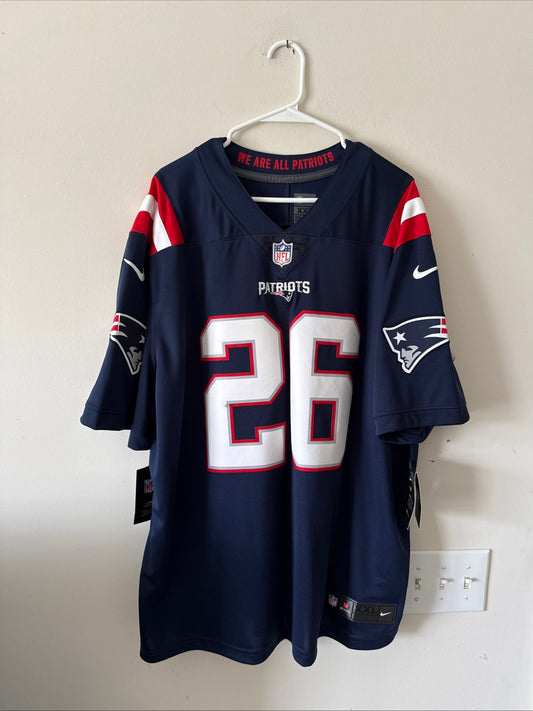 Men’s Nike Sony Michel 26 NE Patriots Vapor Lmtd NFL Jersey Sz 2XL - NWT RARE - Kyle’s Football Cards