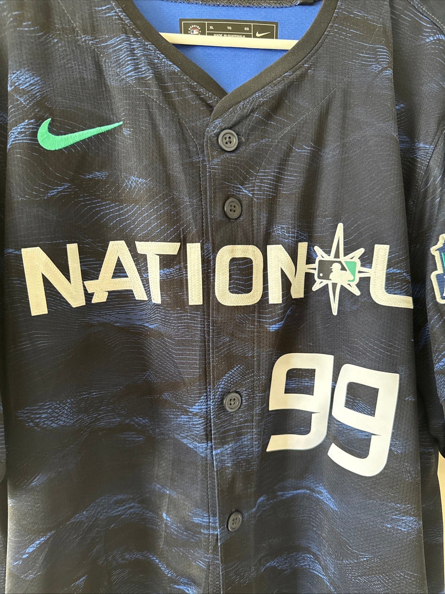 Men’s Nike Spencer Strider 99 2023 All - Star Game MLB Jersey Sz XL - Blue RARE - Kyle’s Football Cards