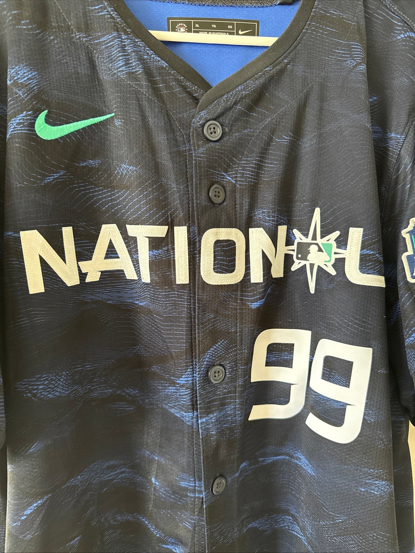 Men’s Nike Spencer Strider 99 2023 All - Star Game MLB Jersey Sz XL - Blue RARE - Kyle’s Football Cards