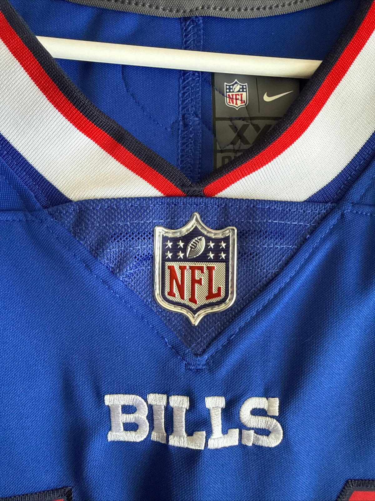 Men's Nike Stefon Diggs #14 Buffalo Bills Vapor Lmtd NFL Jersey Sz 2XL - RARE - Kyle’s Football Cards