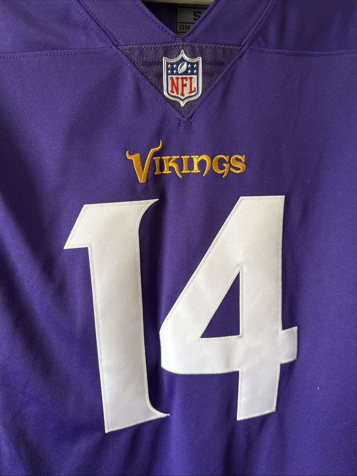 Men’s Nike Stefon Diggs 14 Minnesota Vikings Vapor Limited Jersey Sz S NWT RARE - Kyle’s Football Cards