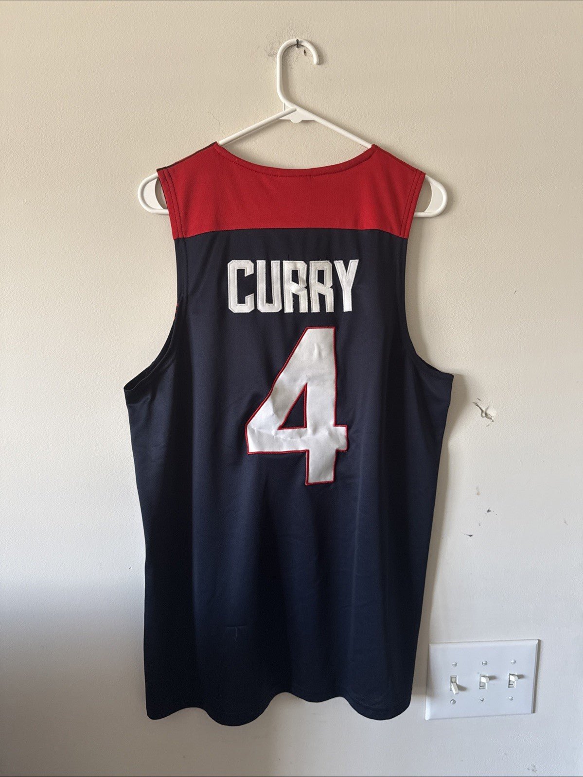 Men’s Nike Stephen Curry #4 Team USA 2014 Olympics FIBA Jersey Sz S - Blue RARE - Kyle’s Football Cards