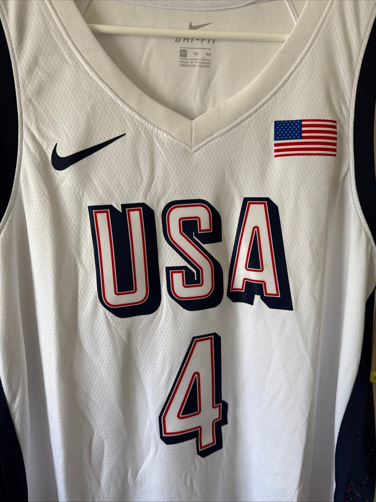 Men’s Nike Stephen Curry 4 Team USA 2024 Paris Olympics Jersey Sz 52 - NWT RARE - Kyle’s Football Cards