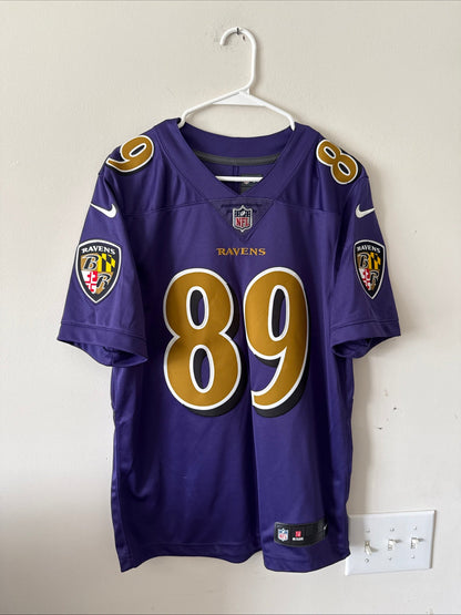 Men’s Nike Steve Smith Sr 89 Ravens Color Rush Vapor Lmtd NFL Jersey Sz S RARE - Kyle’s Football Cards