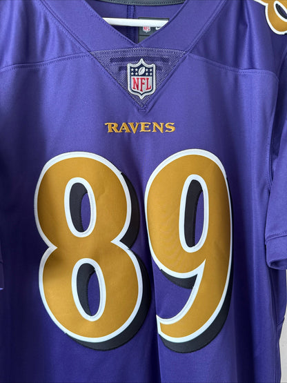Men’s Nike Steve Smith Sr 89 Ravens Color Rush Vapor Lmtd NFL Jersey Sz S RARE - Kyle’s Football Cards