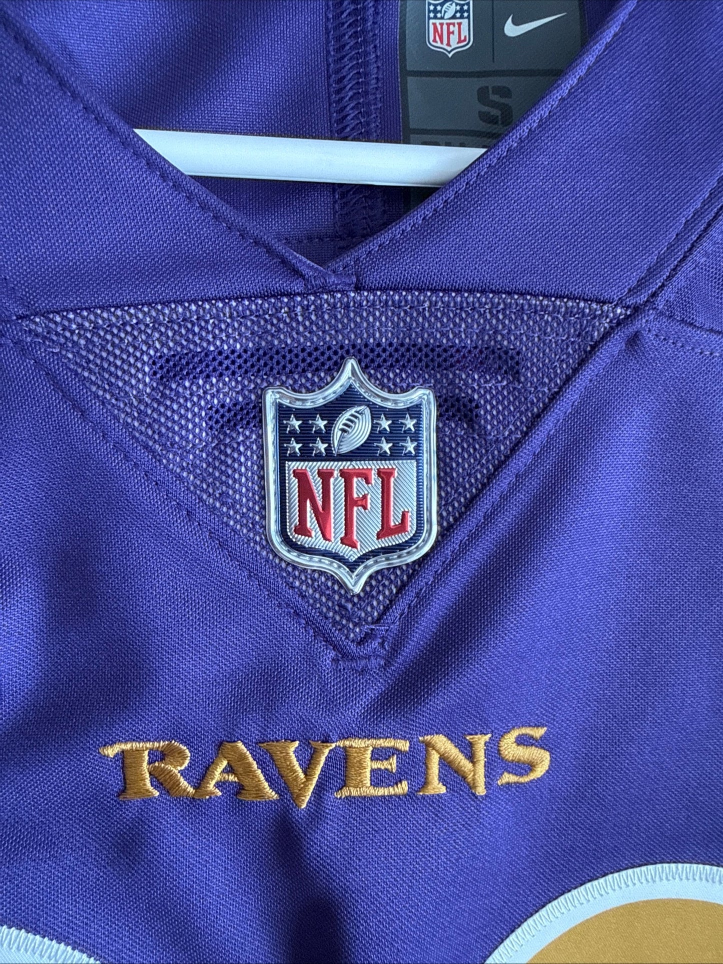 Men’s Nike Steve Smith Sr 89 Ravens Color Rush Vapor Lmtd NFL Jersey Sz S RARE - Kyle’s Football Cards