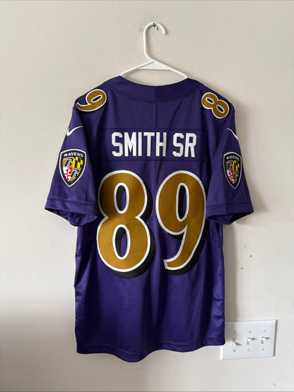 Men’s Nike Steve Smith Sr 89 Ravens Color Rush Vapor Lmtd NFL Jersey Sz S RARE - Kyle’s Football Cards