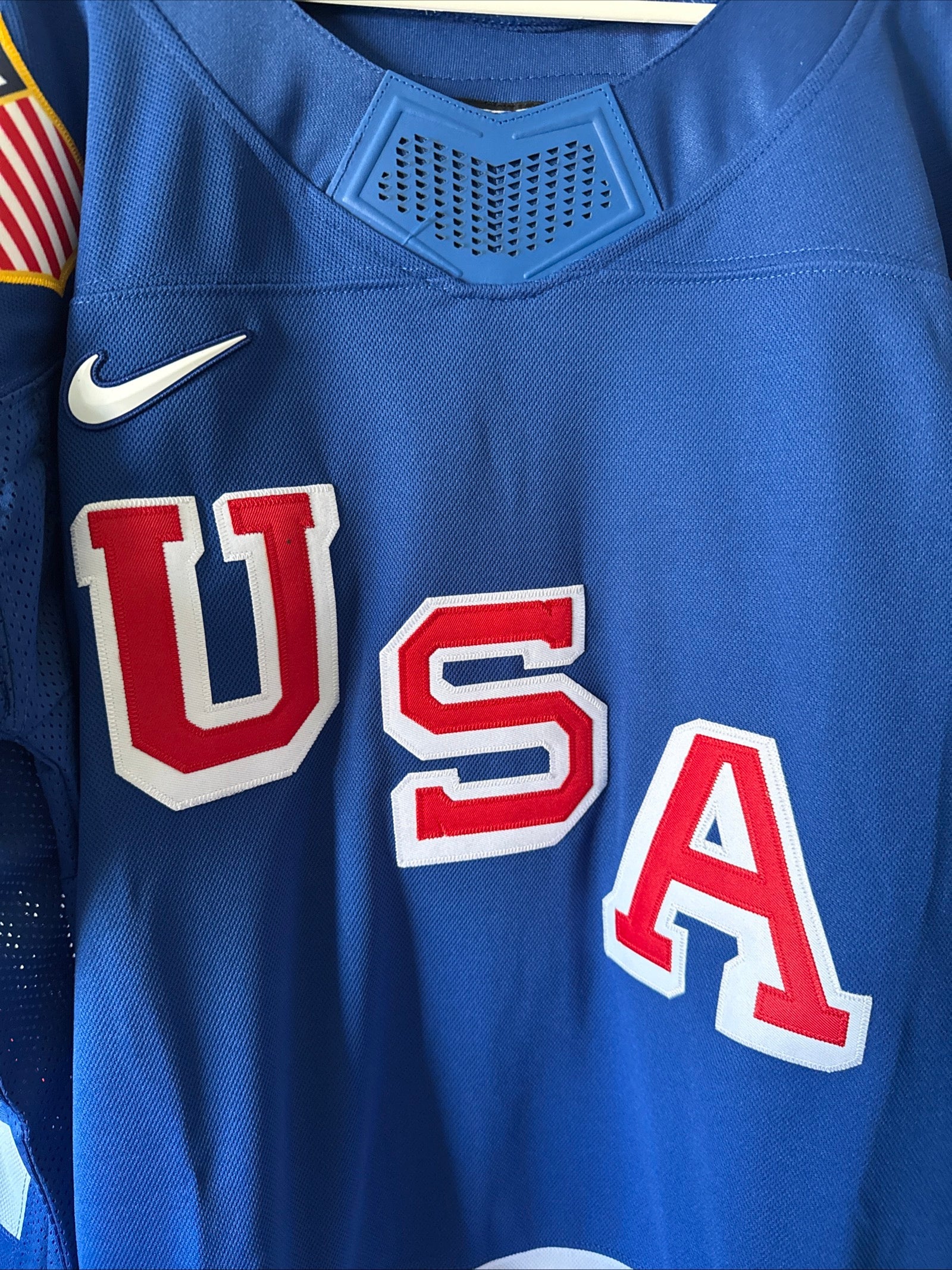 Men’s Nike Tage Thompson 72 Team USA 2026 Winter Olympics Jersey Size L - RARE - Kyle’s Football Cards