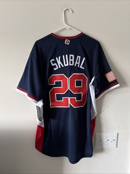 Men’s Nike Tarik Skubal #27 Team USA 2026 World Baseball Classic Jersey Sz L NWT - Kyle’s Football Cards