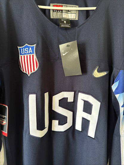 Men’s Nike Team USA 2018 Olympic National IIHF Authentic Jersey Sz L - NWT RARE - Kyle’s Football Cards