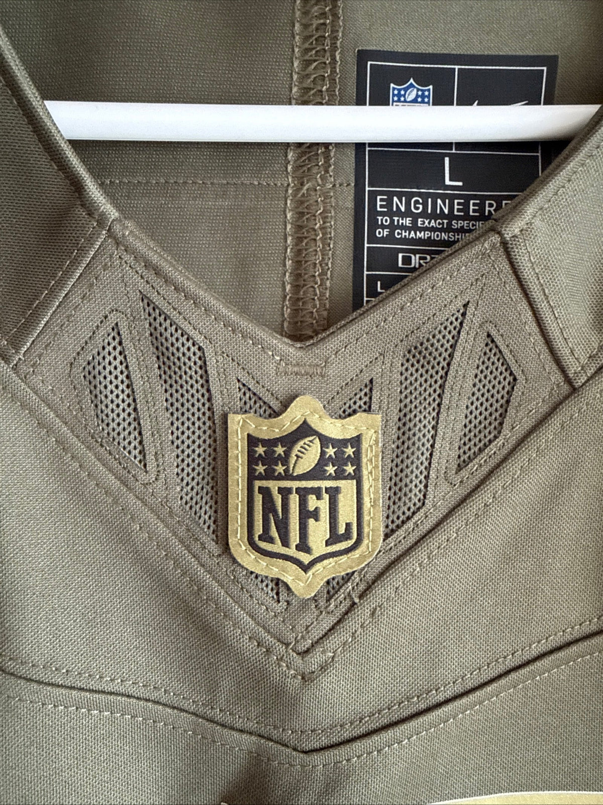 Men’s Nike Terry McLaurin 17 Commanders Salute to Service NFL Jersey Sz L RARE - Kyle’s Football Cards