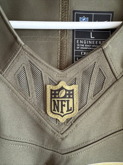 Men’s Nike Terry McLaurin 17 Commanders Salute to Service NFL Jersey Sz L RARE - Kyle’s Football Cards